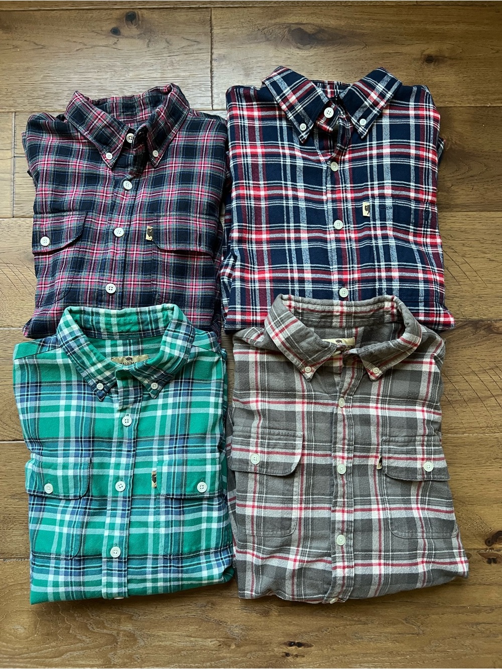 Lot of 4 Buffalo Jackson Flannel Shirts Men’s Medium EUC